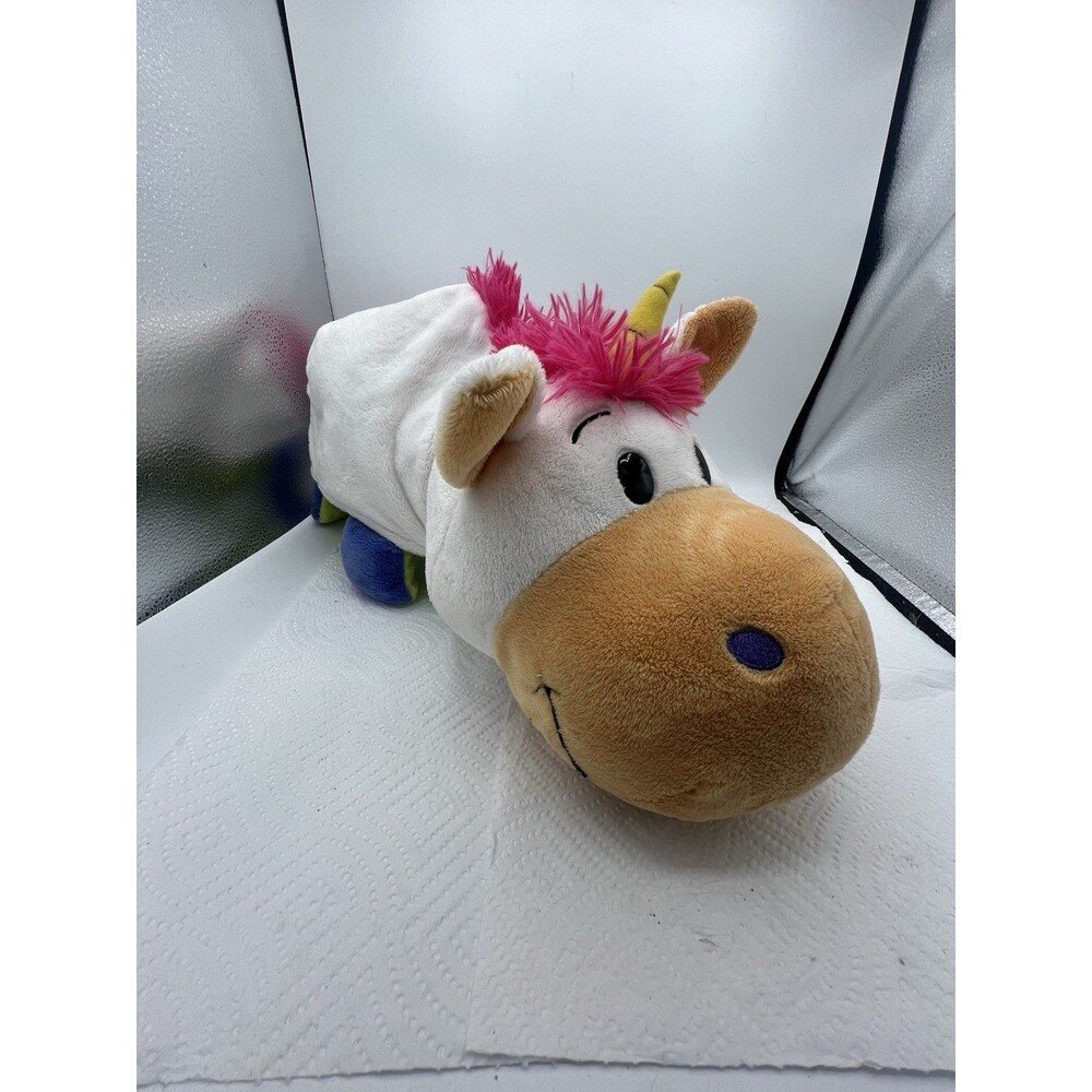 Flip A Zoo Plush Unicorn Dragon Reversible Convertible Stuffed Animal